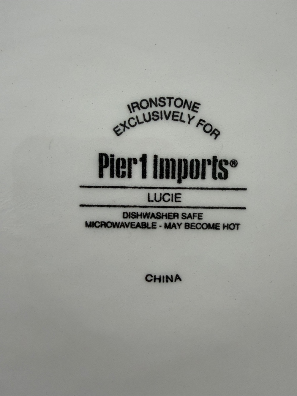 Pier 1 Lucie Floral Dinner Plates - Picture 4 of 4
